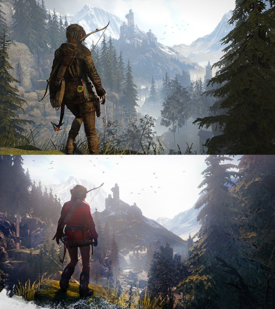 Rise of the Tomb Raider Vergleichsbilder