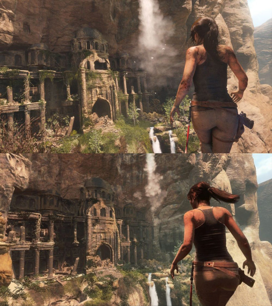 Rise of the Tomb Raider Vergleichsbilder