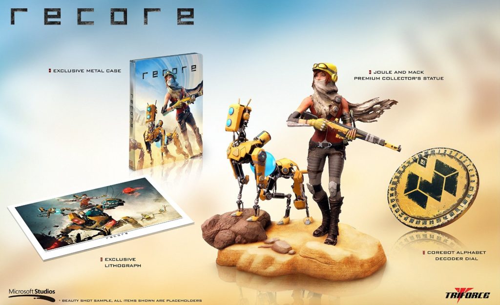 Die Collectors Edition zu Armatures und Comcepts ReCore