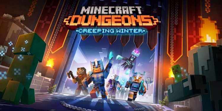 Minecraft Dungeons Creeping Winter DLC
