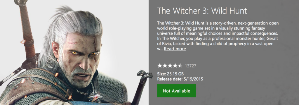 The Witcher 3: Wild Hunt Downloadgröße