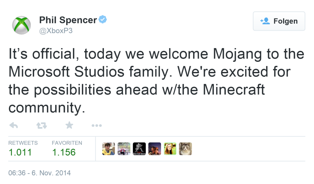 Tweet von Phil Spencer