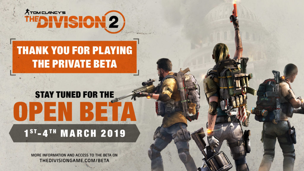 The Division 2 Open Beta Hero