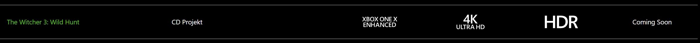 Xbox One X Witcher 3