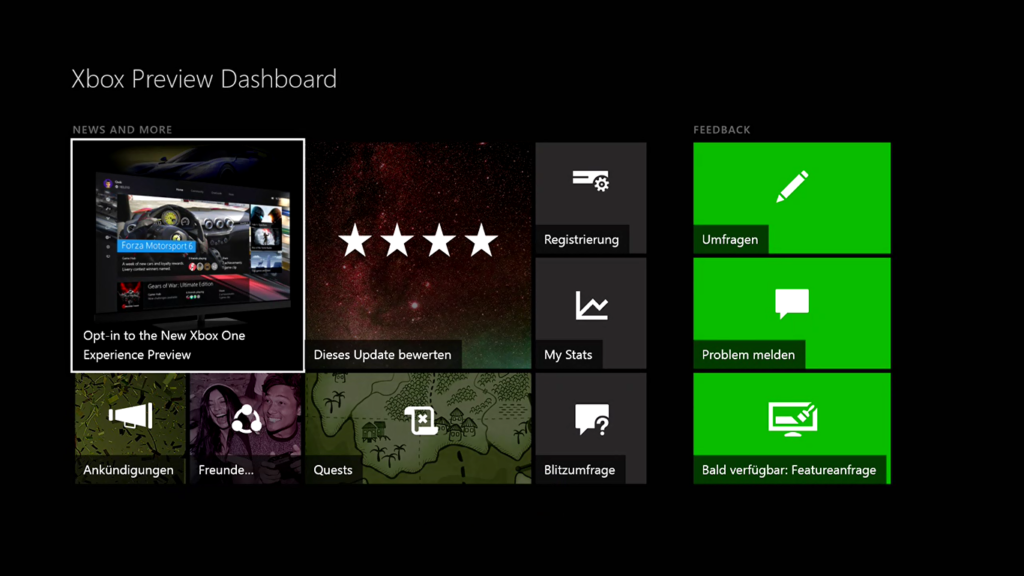 New Xbox One Experience - Xbox Preview Dashboard