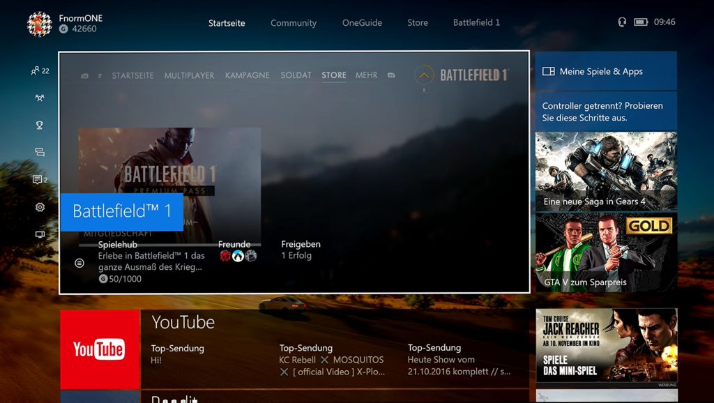 Xbox One Jetzt Den Hintergrund Ganz Leicht Wechseln Mit Theme My Xbox Xboxmedia