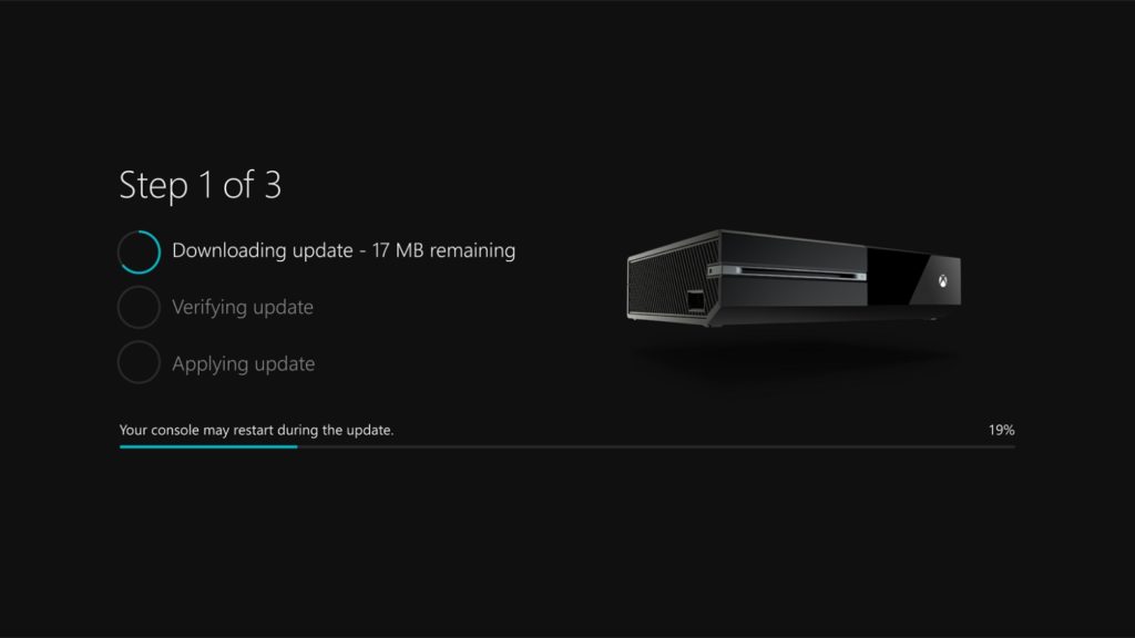 Xbox One Creators Update Updateprozeß