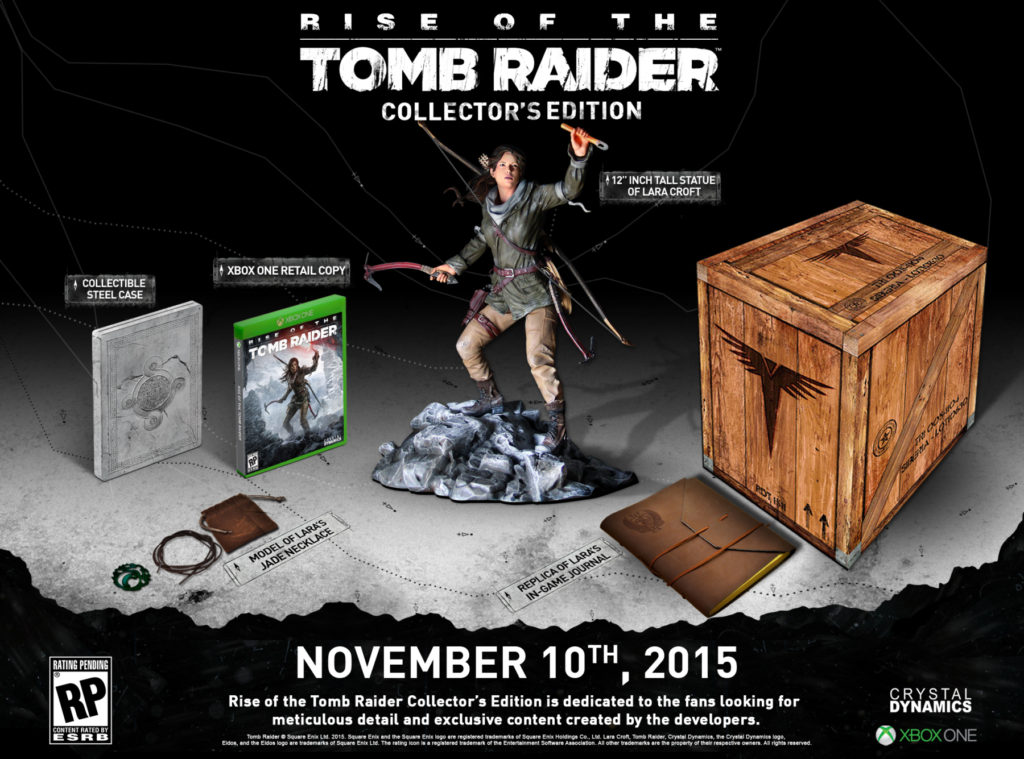 Rise of the Tomb Raider Collectors Edition Inhalte