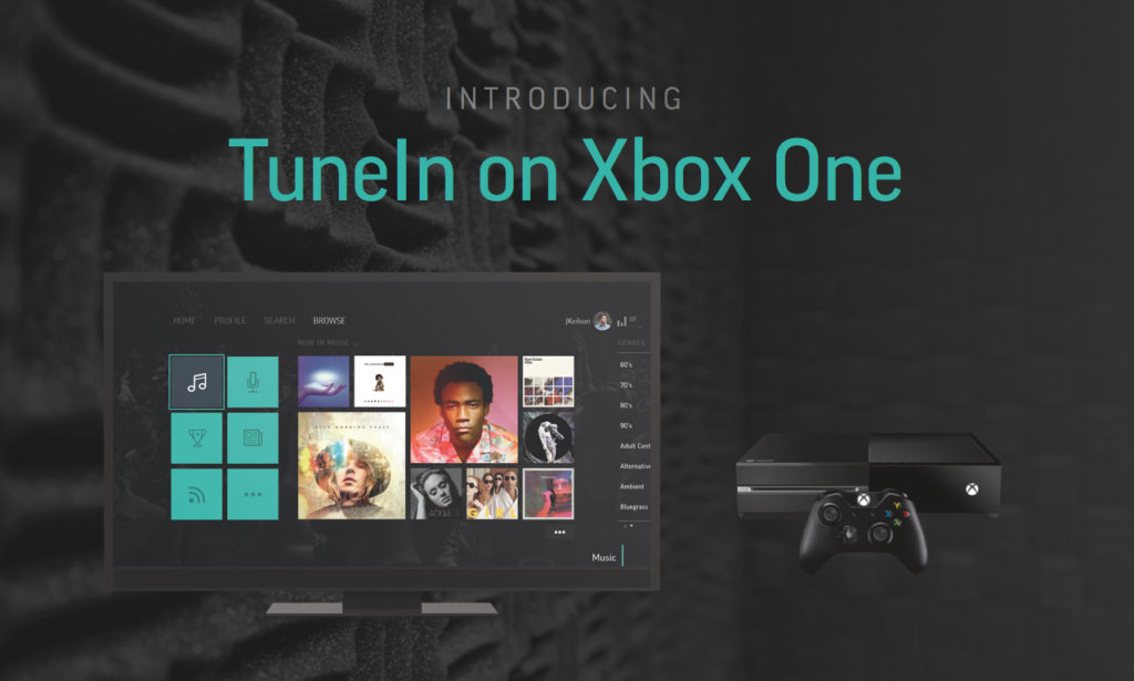 TuneIn Radio App für Xbox One