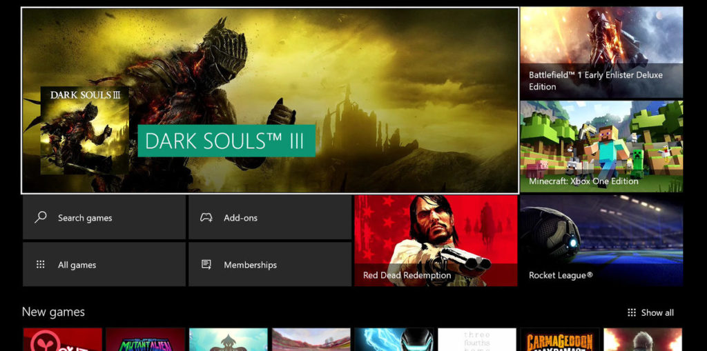 Xbox One Store