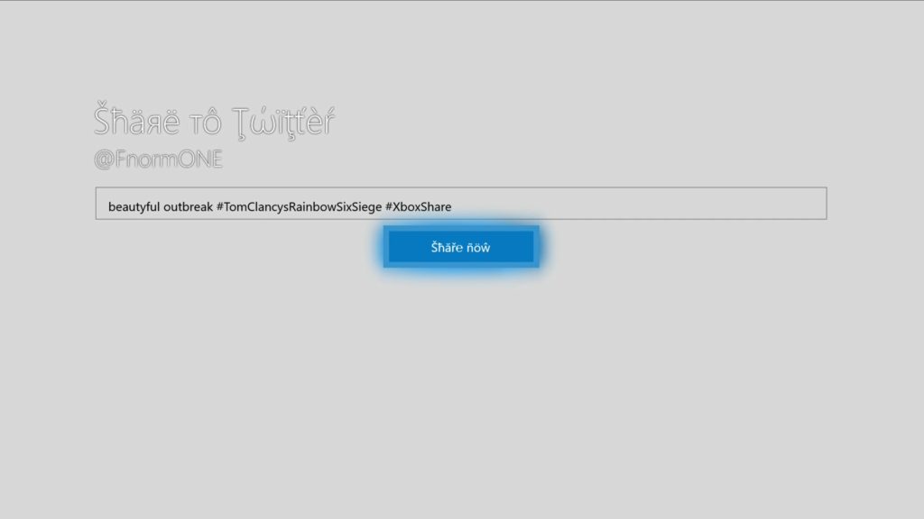 Xbox One Dashboard Twitter teilen